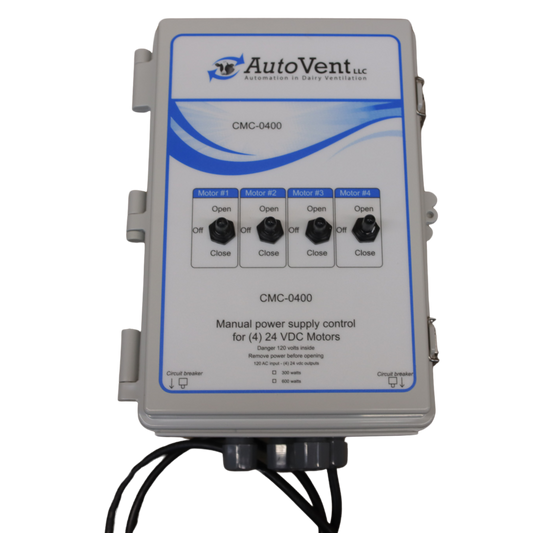 Manual 24vdc vent motor control interface  CMC-0400