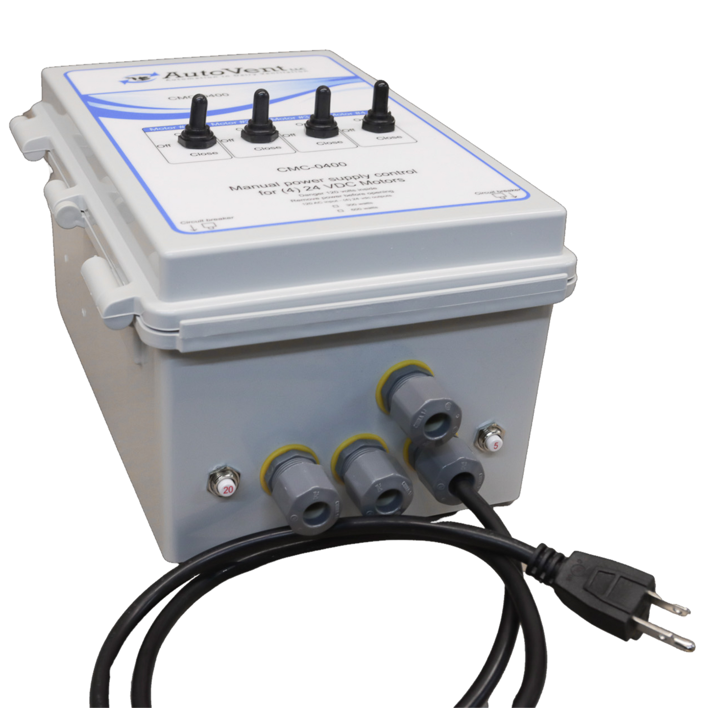 Manual 24vdc vent motor control interface CMC-0400