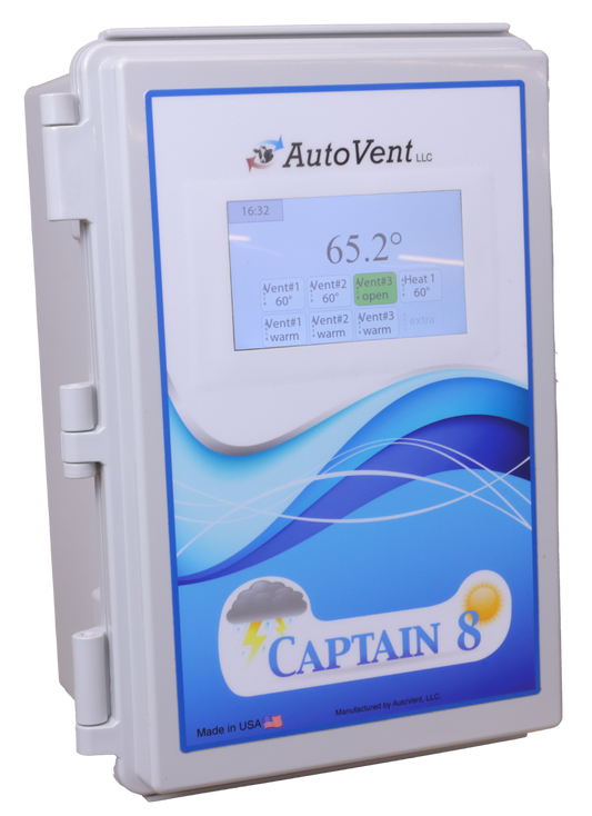 Captain 8 Greenhouse Ventilation Controller